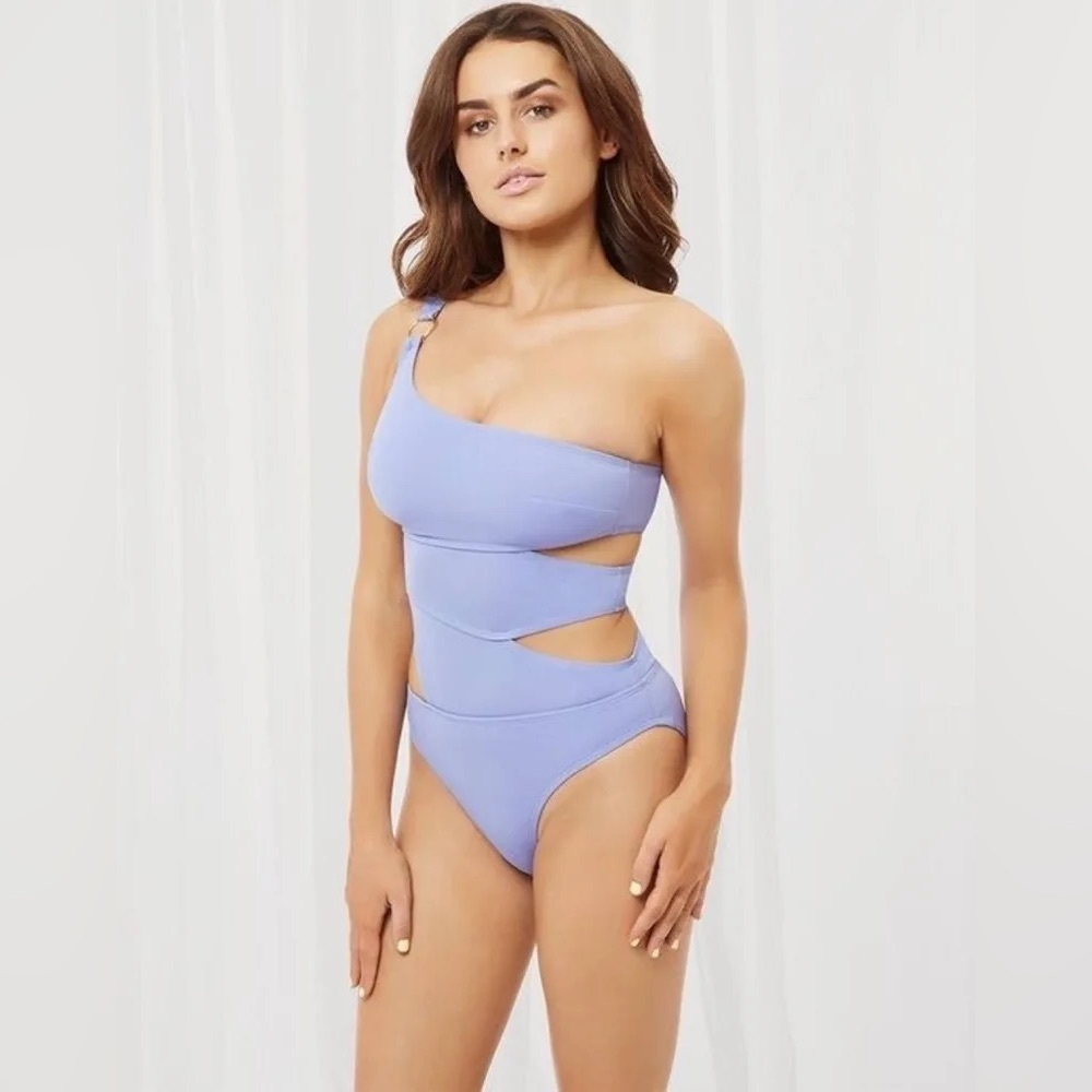 Bluebella x Amber Samar One Piece Cut Out Swimsuit Small NWT